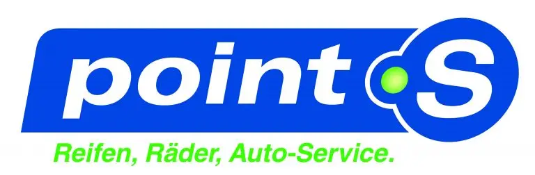 Logo „point S – Räder, Auto‑Service“